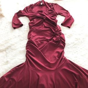Burgundy Formal Dress